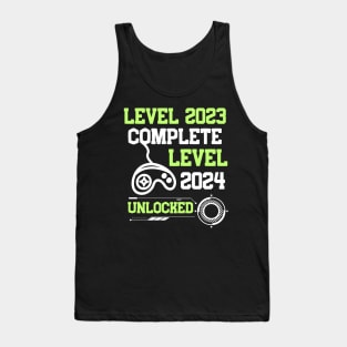 Mens Funny Happy New Years Eve Outfit NYE 2023 Kid Boy Gamer Tank Top